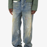 BAGGY SELVEDGE PAINT SPLATTER