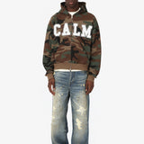 RHINESTONE CAMO HOODIE