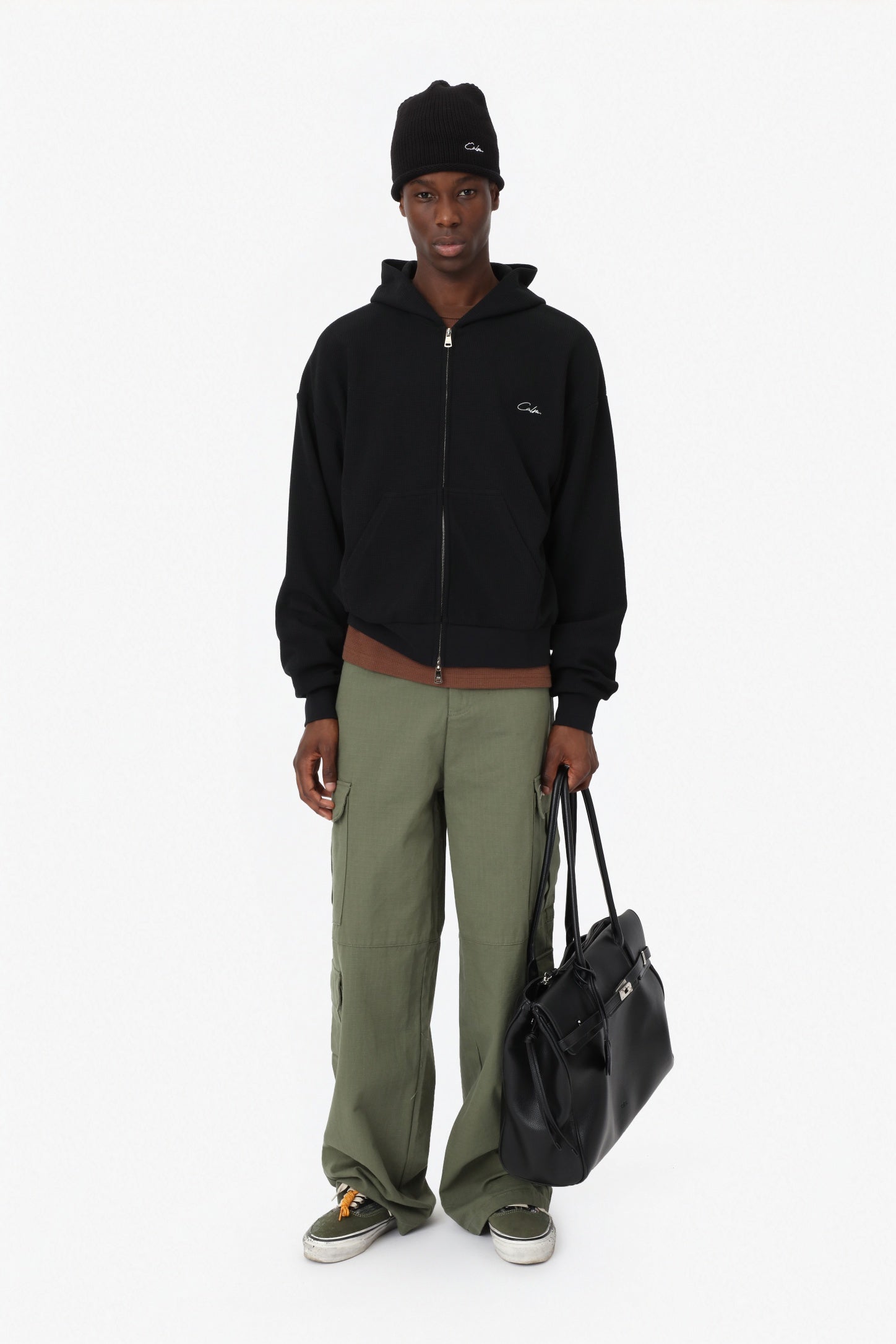 WAFFLE ZIP HOODIE – calm.
