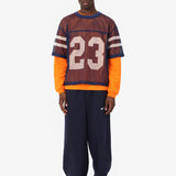 MESH FOOTBALL JERSEY BLUE