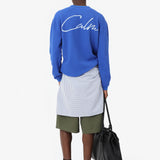 WAFFLE BLUE L/S