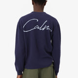 WAFFLE NAVY L/S