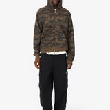CAMO ZIP HOODIE WASHED