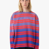 BEACH L/S BLUE & RED