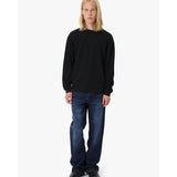 WAFFLE BLACK L/S