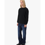 WAFFLE BLACK L/S