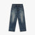 Baggy heavy wash jeans in 15oz stone washed selvedge denim with natural whiskers and fading