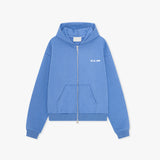 GYM ZIPPED HOODIE BLUE