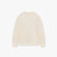 Waffle off white long sleeve seen from the front