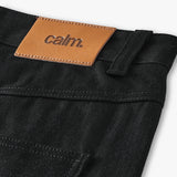BAGGY BLACK RAW SELVEDGE JEANS