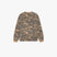 Desert camo waffle long sleeve in cotton thermal waffle with thumb holes