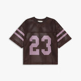 MESH JERSEY BROWN