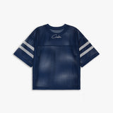 MESH FOOTBALL JERSEY BLUE