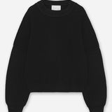 REVERSE KNIT BLACK