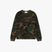 Camo waffle long sleeve in waffle knit thermal with camouflage pattern and ribbed cuffs