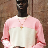 WAFFLE PINK/CREAM