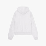 GYM ZIPPED HOODIE GREY