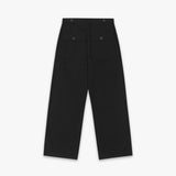 HERRINGBONE BLACK PANTS