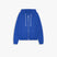 Knit hoodie in cotton blend knit with drawcord hood and 2-way YKK zipper