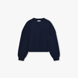 REVERSE KNIT NAVY