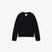 Uptown knitted polo in black