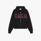 RHINESTONE RED/BLACK HOODIE