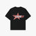 Red star tee in 130gsm cotton with red star CALM back print and boxy fit