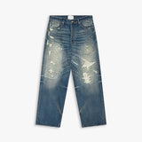 BAGGY DISTRESS REPAIR JEANS