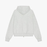 RHINESTONE HOODIE GREY