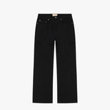 RODEO CUT BLACK RAW JEANS