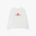 Rodeo tee long sleeve in cotton linen with red star calm chest graphic