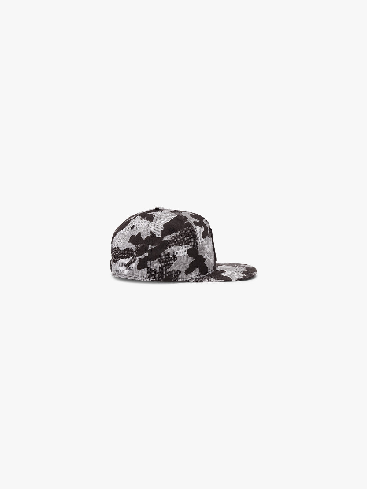 Snow camo baseball cap, alternate view