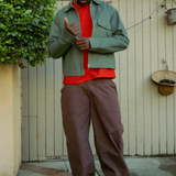 WAFFLE RED L/S